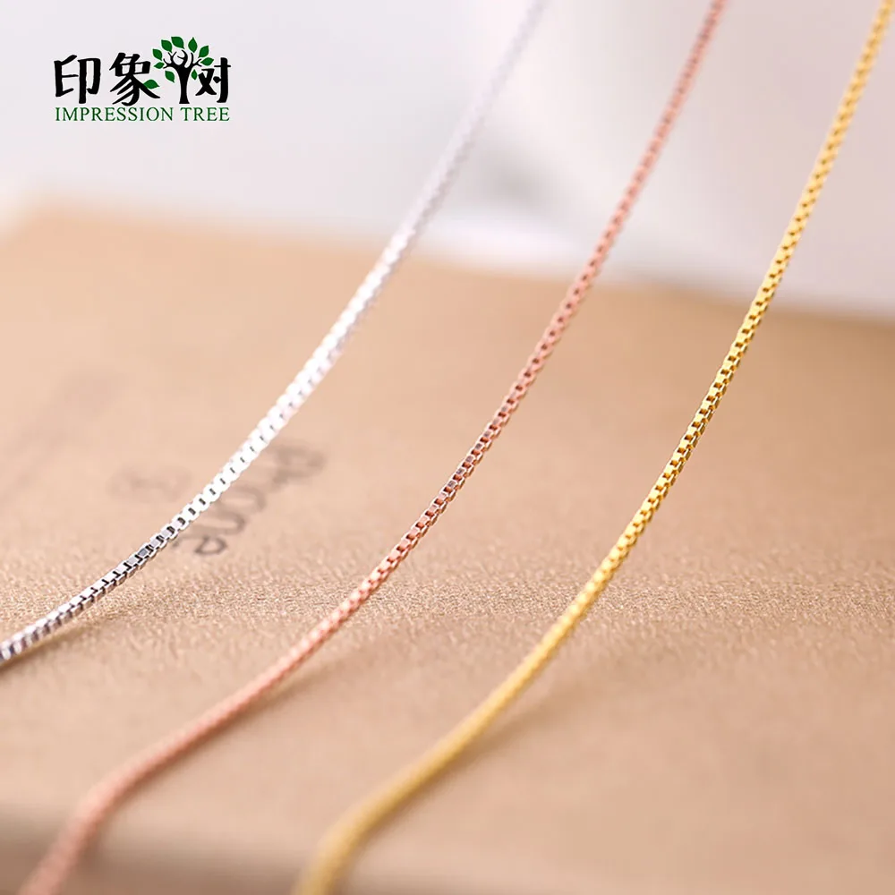 

1pc 45cmx0.8mm 925 Sterling Silver Chain With 925 Clasp Lobster Claw Necklace Components DIY Jewelry Makings 92566