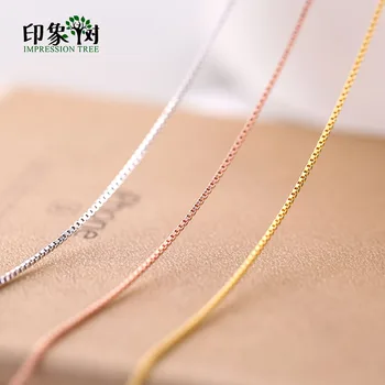 

1pc 45cmx0.8mm 925 Sterling silver color Chain With 925 Clasp Lobster Claw Necklace Components DIY Jewelry Makings 92566