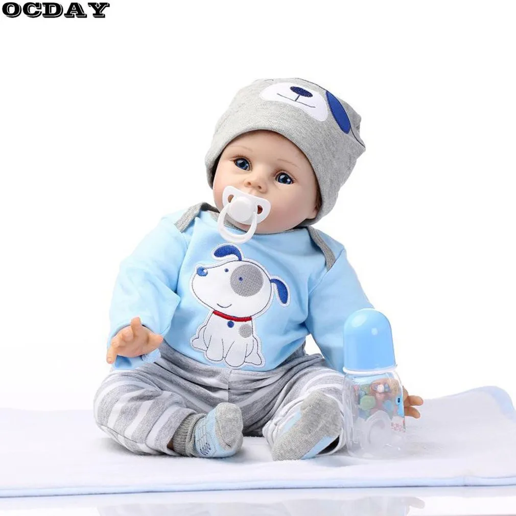 

NPK Doll 22 inch 55cm Handmade Reborn Dolls Realistic Soft Silicone Baby Dolls Kids Birthday Gift Maternity Training Toy Doll