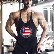 Newest Brand Gyms Clothing Bodybuilding Fitness Tank Top Men Cotton Shirt Vest Men Tank Tops powerhouse musculation XXL