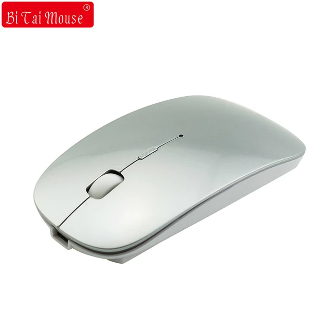 Special Price Ultra Thin Wireless Bluetooth 3.0 Optical Mouse Rechargeable 1600DPI Adjustable Portable Gaming Mice for PC Tablet Smartphones