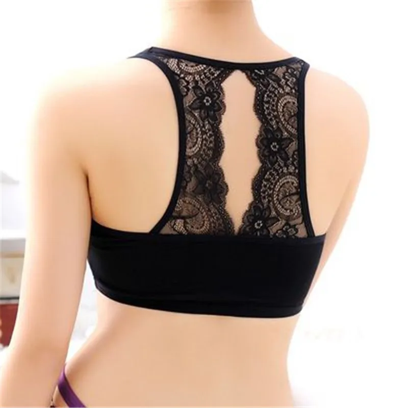 

NEW Sexy Lingerie Teenage Lace Bralette Fashion Wireless Bra Top Young Girl Brassiere Underwear Sport Pad Bra
