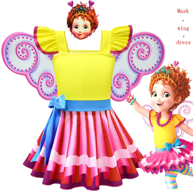

Princess Dress Girl Summer Vacatio Fancy Nancy Birthday Christmas Toddler Cosply Party Formal Ball Gown Dress Sundress For 2-10Y