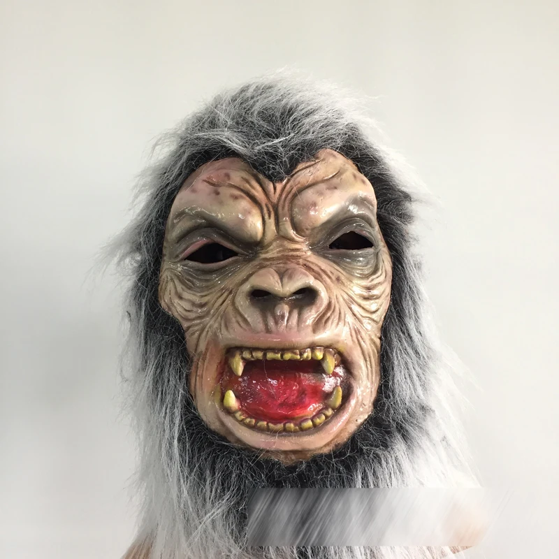 2018 популярная Маскарадная маска kingkong gorilla на Хэллоуин реалистичные маскарадные