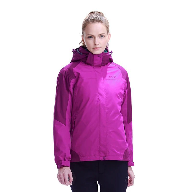Rax Hiking Jackets Men Waterproof Windproof Warm Hiking Jackets Winter Outdoor Camping Jackets Women Thermal Coat 43-1A058