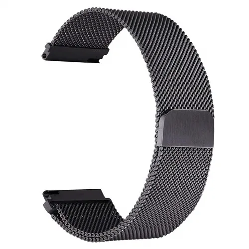 20 мм 22 мм ремешок из нержавеющей стали для samsung Galaxy watch 42 мм ремешок для часов Миланская петля ремешок для Galaxy Watch 46 мм/gear S3 - Цвет: black1