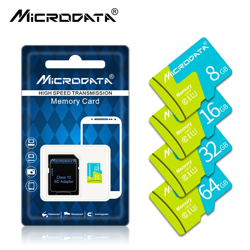 Новая карта памяти, SDCard, класс 10, высокая скорость, 8 ГБ, Micro SD карта, 16 ГБ, 32 ГБ, TF карта, 64 ГБ, 128 ГБ, microsd, мини флеш-карта