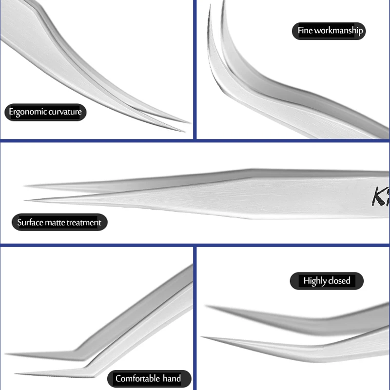 Пинцет 3D/6D объем ресниц лучшее качество легко вентилятор ресниц Пинцет противокислотные ультра точность пинцеты из нержавеющей стали для lashs