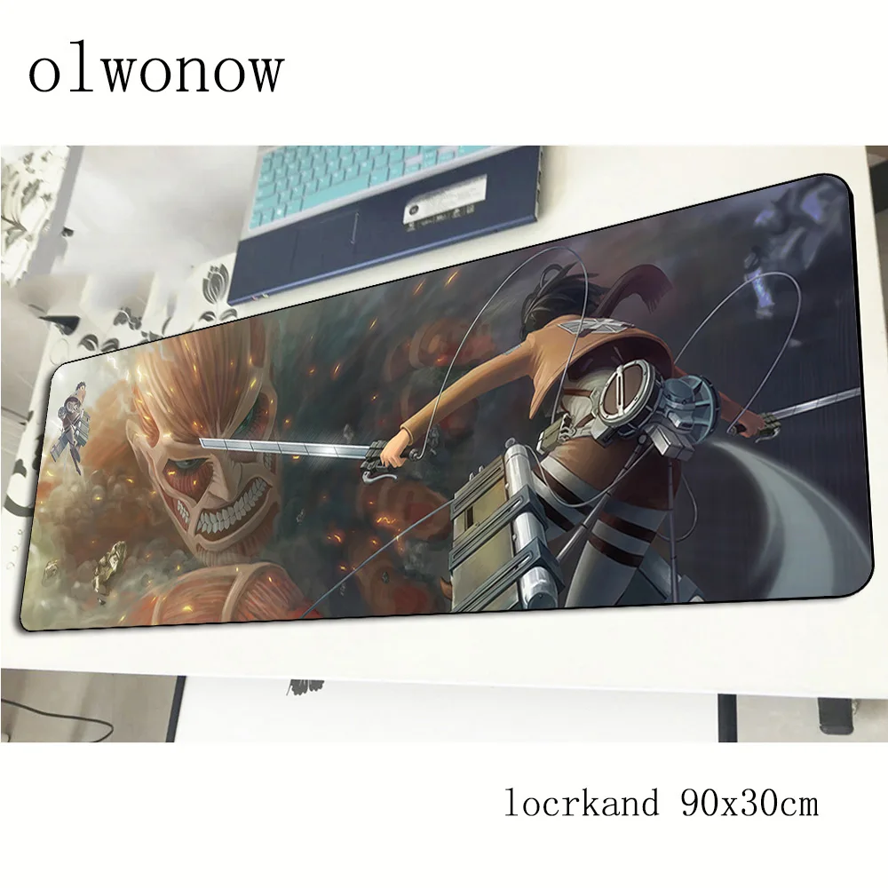 Игровой коврик для мыши атака на Титанов 900x300x2 мм|Коврики мышей| |