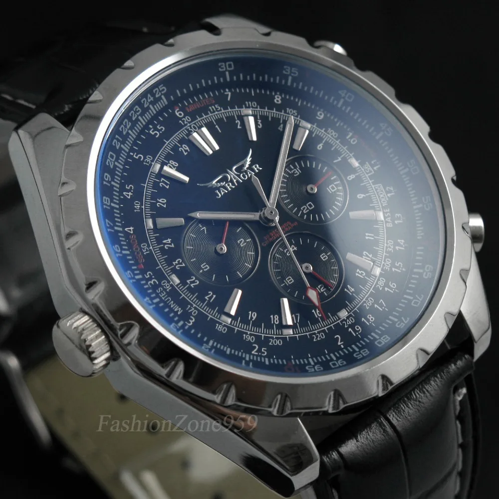 Prix pour En Cuir de luxe Automatique Mécanique 6 Mains Jour Date Noir Lunette Rotation Aviator Pilote Militaire Montre Hommes Armée Sport Relogio Sous Prix pour En Cuir de luxe Automatique Mécanique 6 Mains Jour Date Noir Lunette Rotation Aviator Pilote Militaire Montre Hommes Armée Sport Relogio Sous
