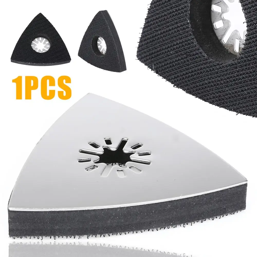 

1pc 80mm Durable Polishing Sanding Pads Triangular Sanding Pad Oscillating Multi Tool for Multimaster