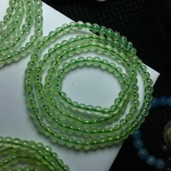 

Natural Grape Stone Crystal Beads Bracelet 4.5mm AAA(CX) 3rows