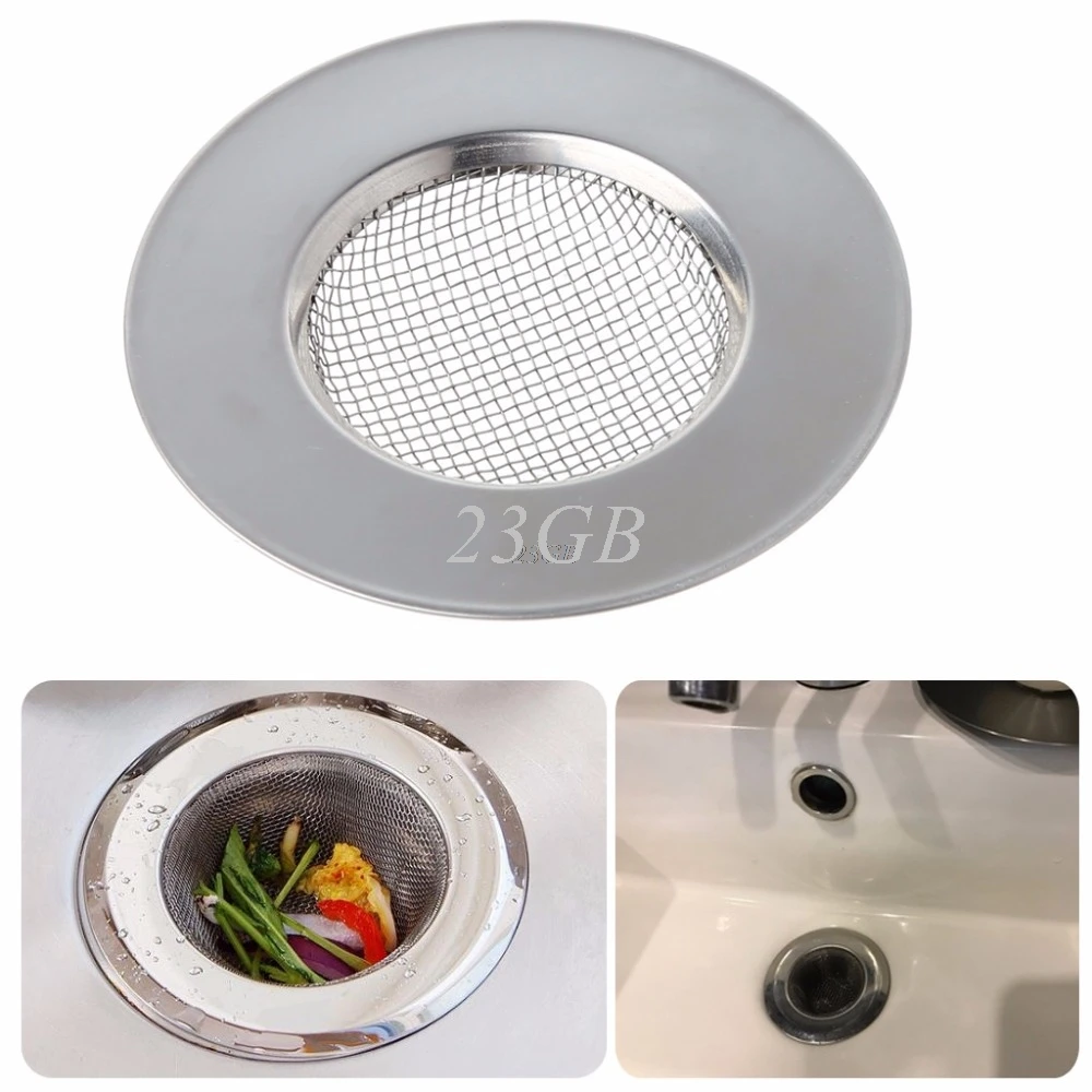 

Mesh Kitchen Sink Strainer Disposer Plug Drain Stopper Filter Stainless Steel S15_25