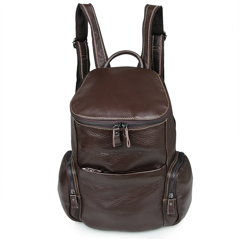

100% Genuine Leather Unique Backpacks For Teenages School Bag Women Small Backpack 7336
