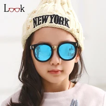 2016 Fashion Kids Sunglasses Children Boys Girls Sunglasses Vintage Round Sun Glasses Outdoor UV400 Eyeglasses Brand Sunglass