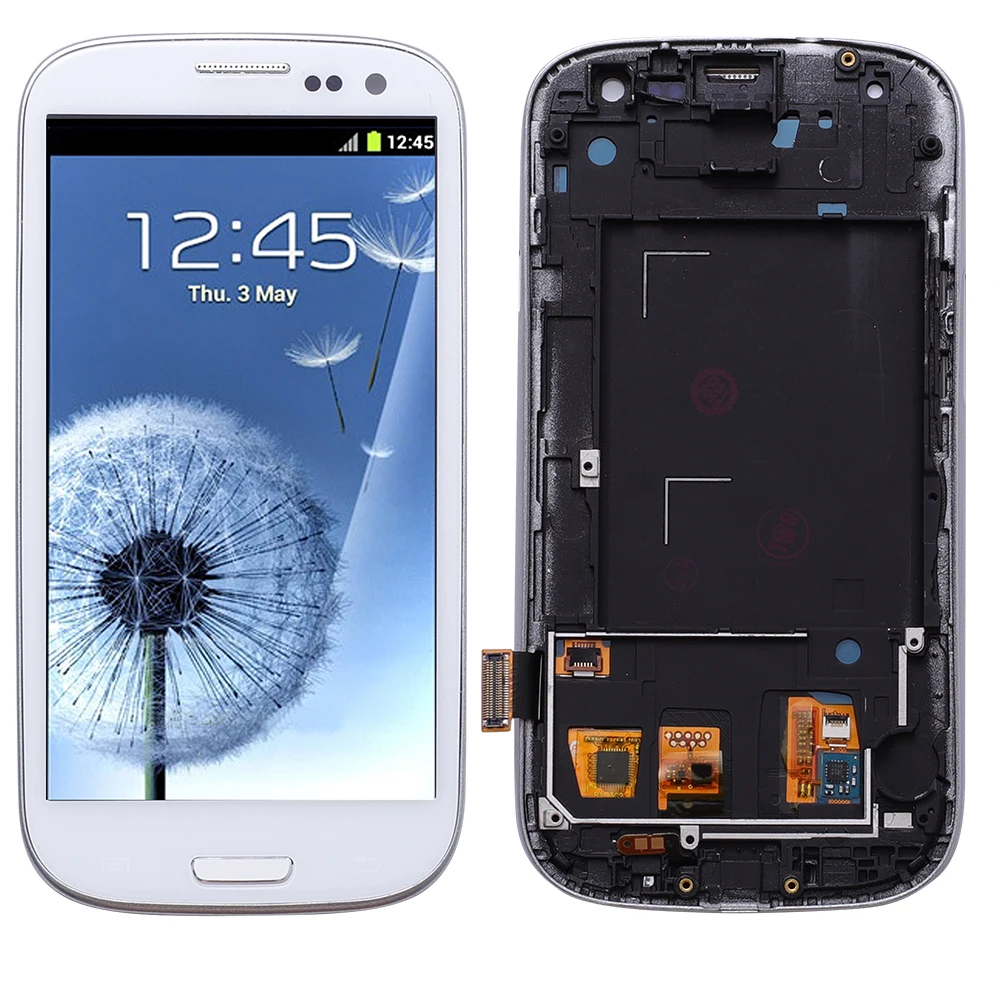 I9300 ЖК-экран для SAMSUNG Galaxy S3 i9300i с заменой рамы для SAMSUNG Galaxy S3 lcd i9301 i9308i i9301i