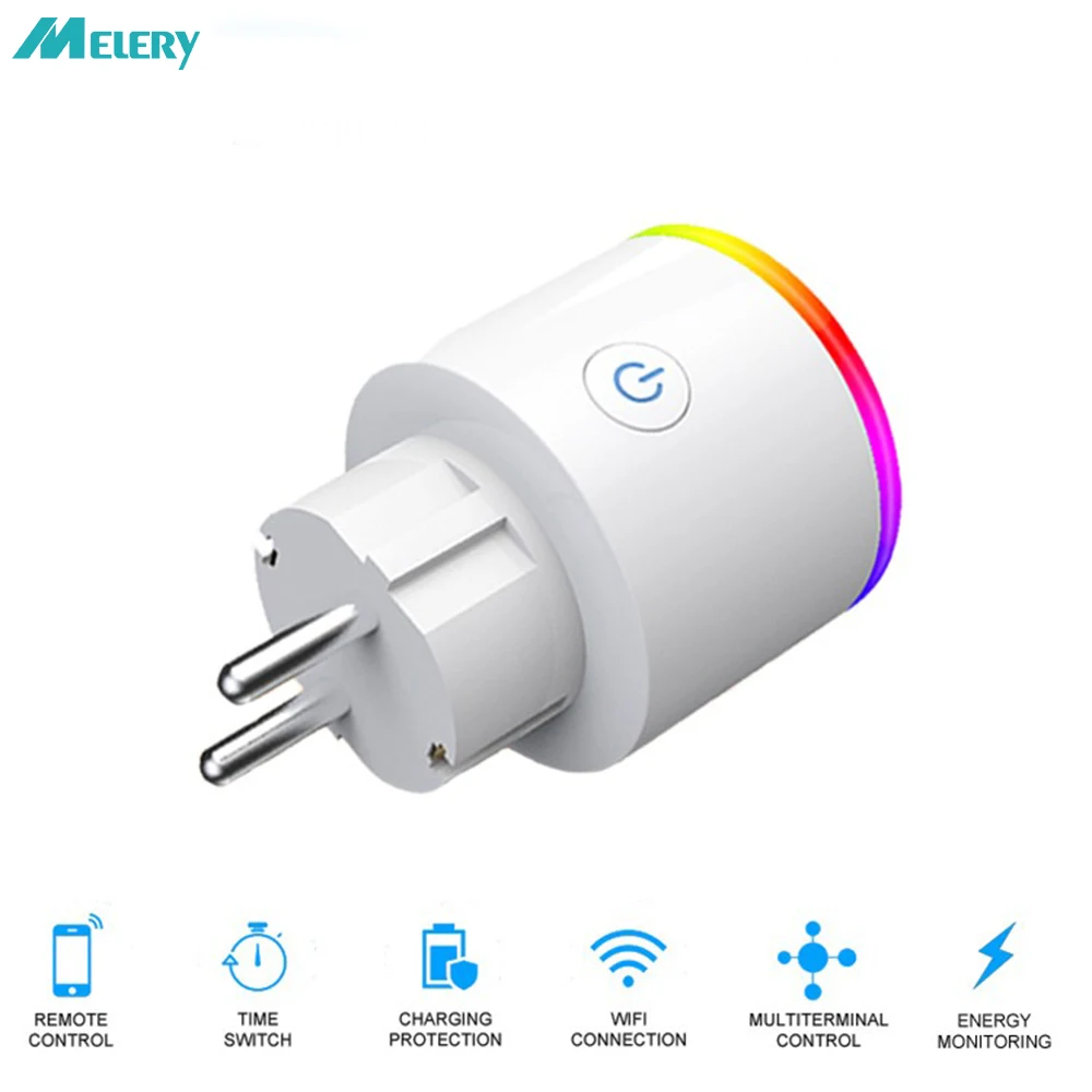 Wifi Smart Plug Mini Homekit EU Socket Energy Monitoring 15A EU Smart