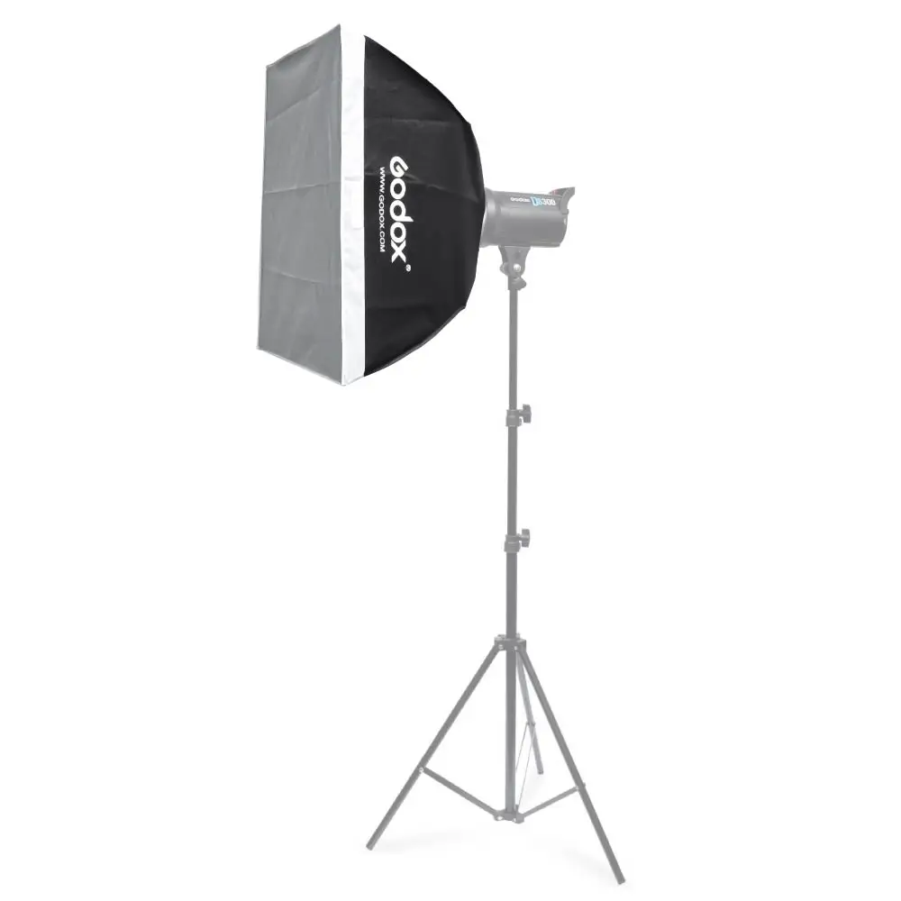 Godox 2" x 24" 60x60 см софтбокс крепление Эйнштейна для студийного стробоскопического освещения