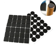 30 шт./компл. резиновые ножки стола Нескользящая накладка квадратный диван ножка стула липкий коврик черная противоскольжения самоклеющиеся мебельные ножки коврика