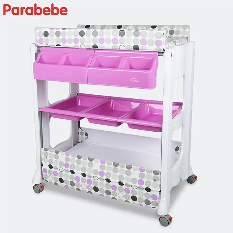 Pp Baby Care Products Nappy Changing Table Double Use Pvc Baby