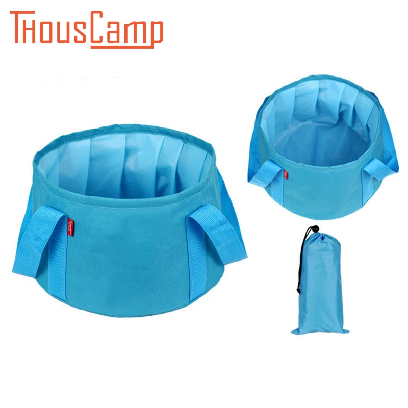 

Camping equipment travel suits portable large capacity 15L ultra-lightweight outdoor nylon folding water wash basin