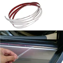 Tira de decoración cromada para coche, moldura de cromo suave, línea de moldura, pegatina de 6, 8, 10, 12, 15, 18, 20, 22, 25 y 30MM, 1M