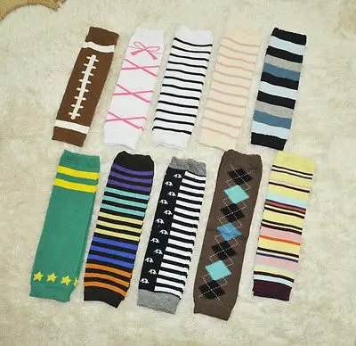 Infant Toddler Baby Leg Warmers Cotton Knitted Kids Safety Crawling Elbow Cushion Leg Warmers Boy Girl