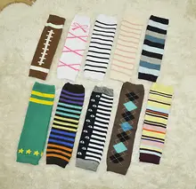 Infant Toddler Baby Leg Warmers Cotton Knitted Kids Safety Crawling Elbow Cushion Leg Warmers Boy Girl Kneepad Set 0-10Y