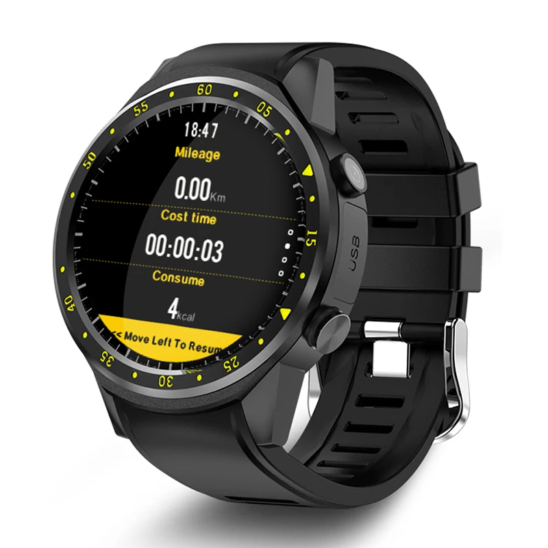 F1 GPS Bluetooth Smart Watch Heart Rate Monitor Smartwatch SIM TF Card Watches for Android IOS Watch Phone Electronic Wrist