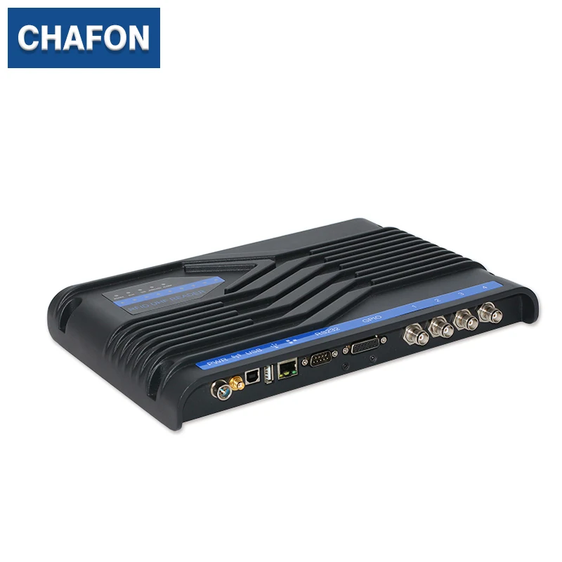 

CHAFON Impinj R2000 uhf rfid 2 port reader writer with RS232 RS485 interface for sports timing system and parking management