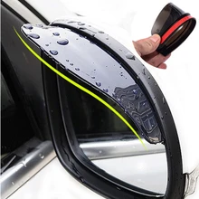 Accesorios de coche Universal espejo retrovisor lluvia ceja lluvia cubierta de lluvia para Renault sceni c1 2 c3 modus pluster Logan Sandero