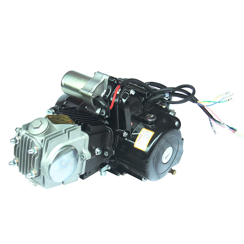Mini Dirt Bike 110cc Motor eléctrico de arranque de pie Motor de motocicleta de aluminio de alto rendimiento para Mini Dirt Bike FDJ-006