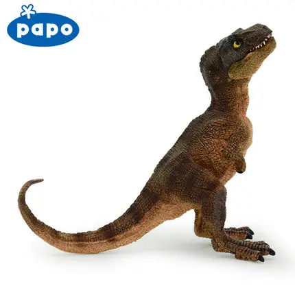 

Papo Brown baby T-rex Simulated Dinosaur Model Museum Collection Jurassic World Ancient Creatures Children's Toys