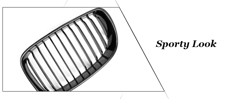 E82 E88 Решетка переднего бампера из углеродного волокна для гоночного гриля для BMW 1 серии E81 E82 E87 E88 2008-2013 глянец/матовый углерод