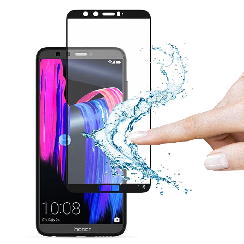 Закаленное стекло с полным покрытием для Huawei Honor 9 Lite Защитное 8lite P8 P9 2017 Защитная
