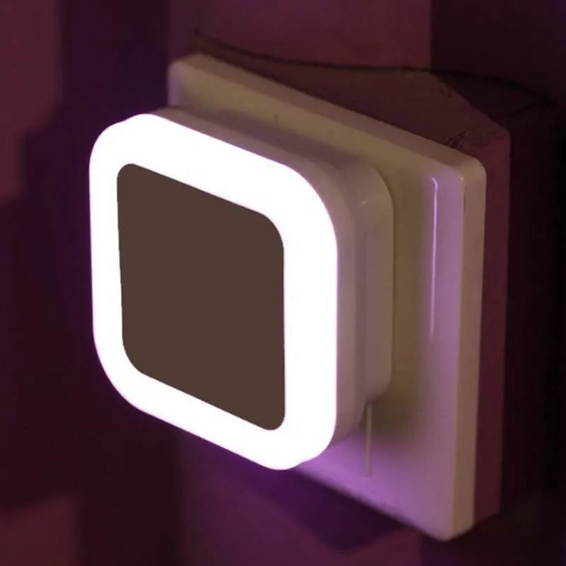 

Wall Bedside Night Lamp Light Sensor Control Induction Energy Saving Sleeping Night Light For Baby Room Corridors EU US UK Plug