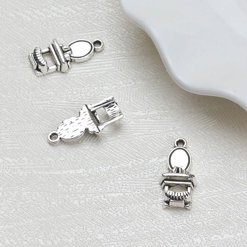 20pcs/lot Dressing Tables Charms Alloy Pendant Antique Pendant Crafts Charms DIY Jewelry Bracelet Necklace Accessories 20*9mm 20pcs/lot Dressing Tables Charms Alloy Pendant Antique Pendant Crafts Charms DIY Jewelry Bracelet Necklace Accessories 20*9mm