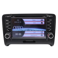 Radio Car DVD Player GPS 7Inch Touch Screen For AUD ITT Bluetotoh RDS FM AM Steering Wheel Control Multimeida System Video Audio
