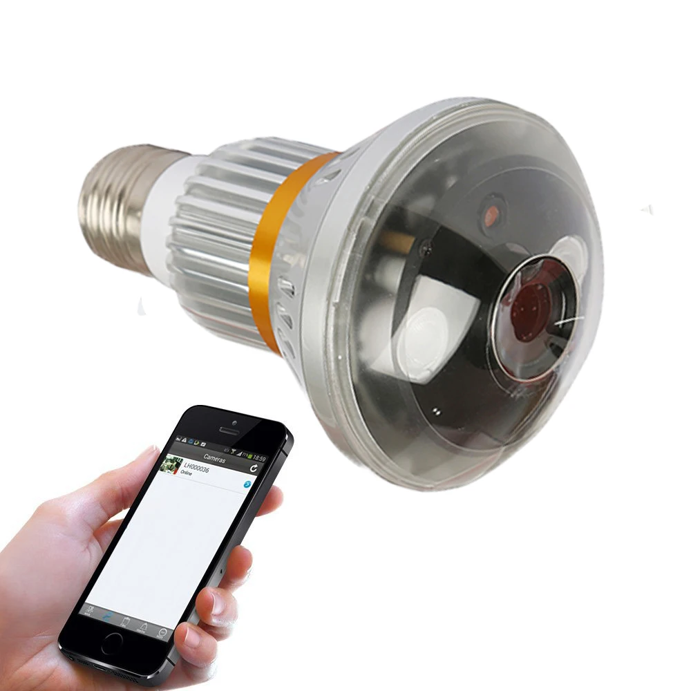 BC 880C New Style HD 960P Bulb Light WiFi Camera wireless Bulb IP