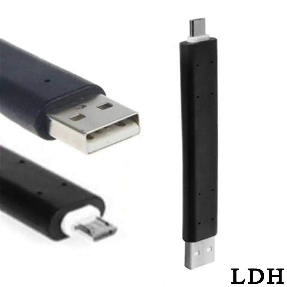 Flexible Short mini 8Pin Micro USB Cable Charger Holder Data Sync bend Wire For iPhone 5/5S/6S/6/7 Plus Android for Samsung