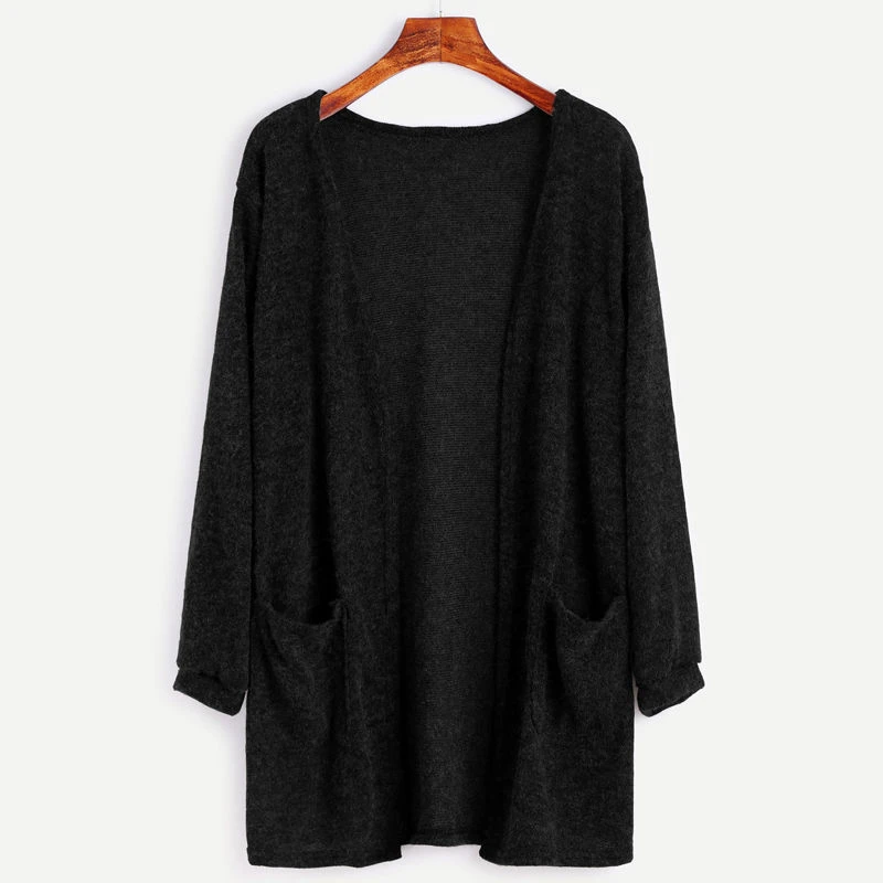

2017 Women Long Cardigan Autumn Winter Open Stitch Knitting Sweater Cardigans Oversized Cardigan Jacket Coat