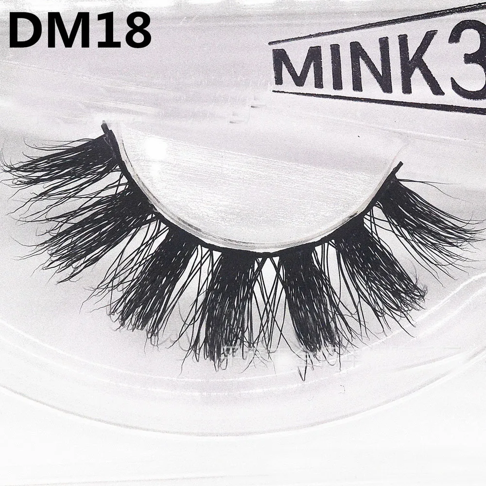 1pair 3D Mink Lashes in False Eyelashes Thick Hand Made Full Strip