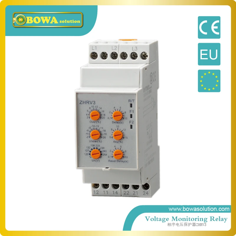 

Voltage monitoring relay ZHRV3-01 o 02 or 03