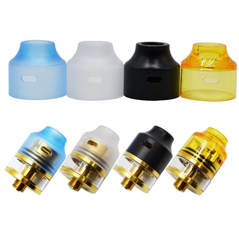 Замена верхней крышки колокольчика 22 мм для WASP Nano RDA Rdta крышка PEI PC POM|Аксессуары| |