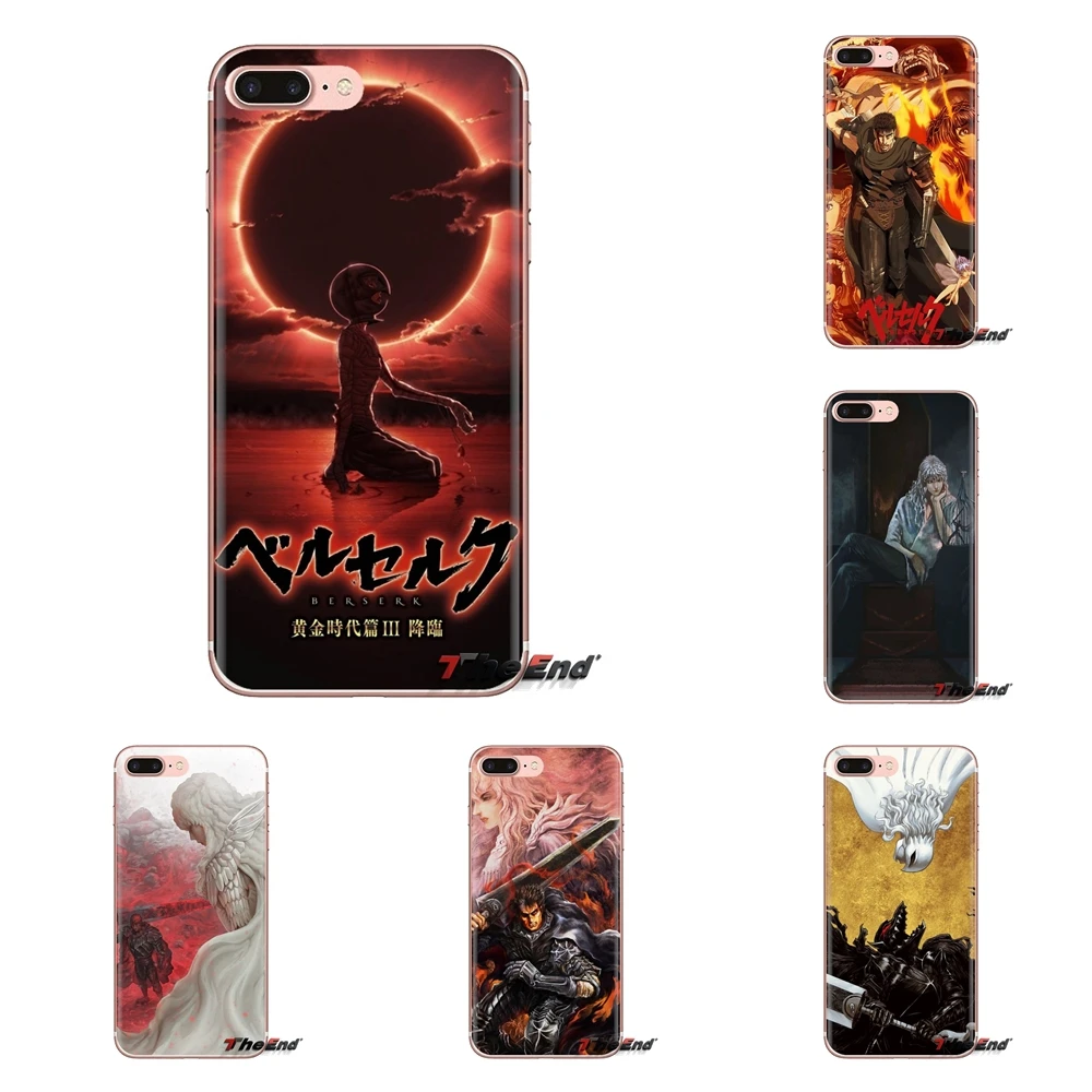For HTC One U11 U12 X9 M7 M8 A9 M9 M10 E9 Plus Desire 630 530 626 628 816 820 830 TPU Bag Case Berserk Ougon Jidaihen III Kourin |