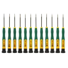 12 в 1 Набор прецизионных магнитных отверток для iPhone MacBook samsung Ноутбук Профессиональный Многофункциональный ремонтный набор ручных инструментов