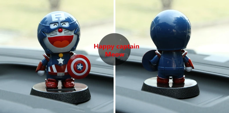 Popigist Marvel Мстители 5-дюймовый Железный человек солнечные bobble головка действие Релаксация игрушки для автомобиля Офис. ограниченная серия