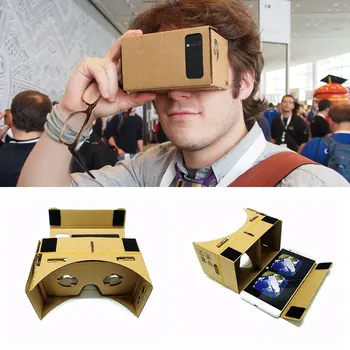 Hot Sale VR Cardboard Glasses 3D Glasses for Xiaomi Android DIY VR Glasses Box for iPhone 5 6 7 Smart Phones 3D VR Glasses