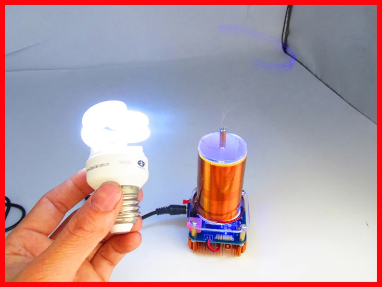 Катушка для прослушивания музыки Diy Kit ZVS Tech phyics Electronics Making Small Tesla