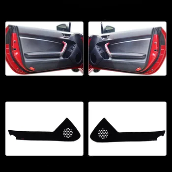 

2pcs Fabric Door Protection Mats Anti-kick Decorative Pads For Subaru BRZ 2013